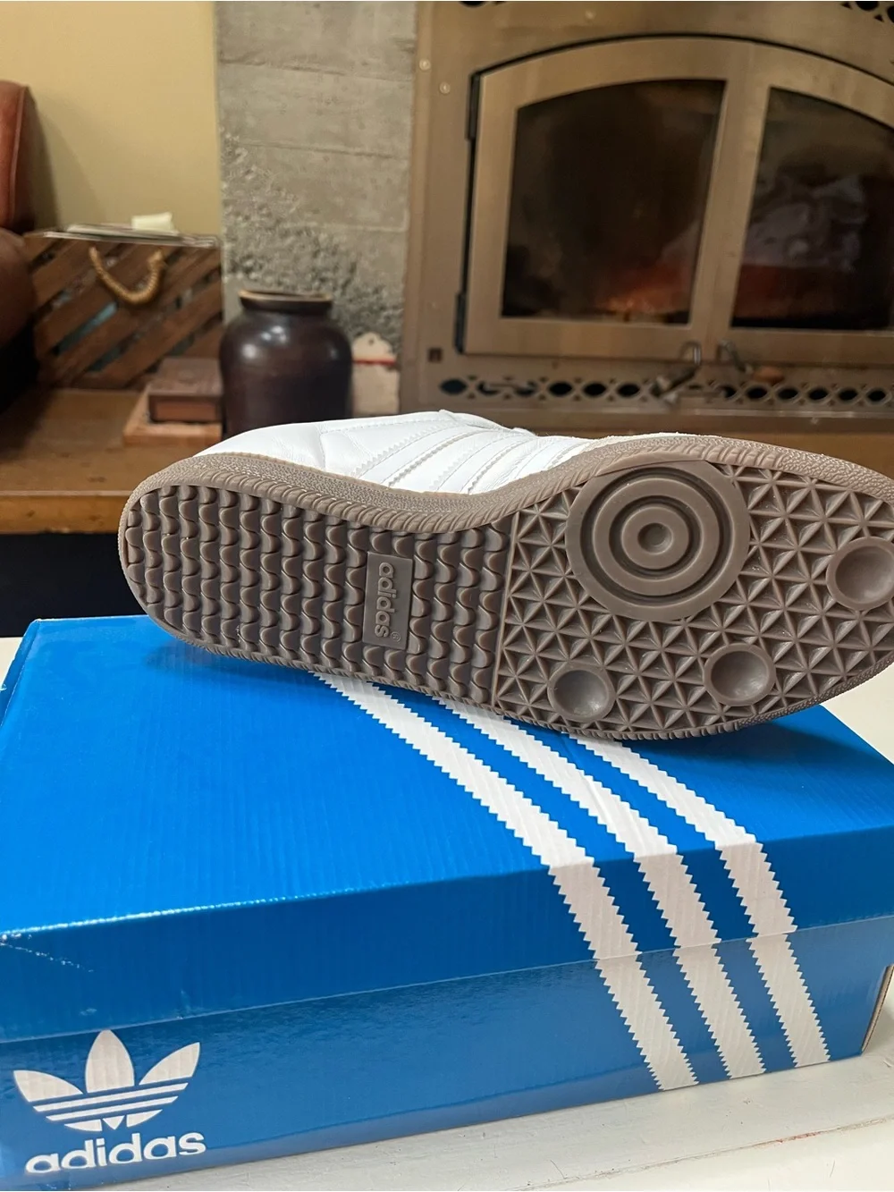 Adidas OG Sambas Double White Gum (BASICALLY NEW)
